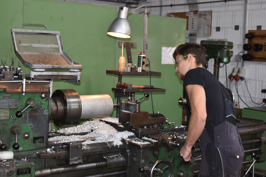 Industriemechaniker in Ausbildung